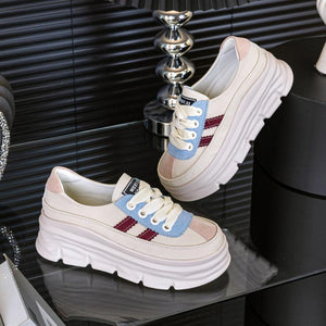 Women's Petite Feet Thicksole Leather Shoes FS262