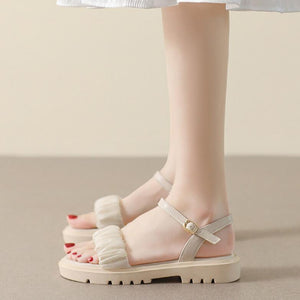 Women's Petite Flat Low Heel Sandals MS84