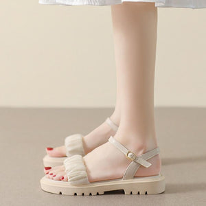 Women's Petite Flat Low Heel Sandals MS84
