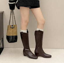 Women's Petite Hidden Heel Under Knee Boots AW2685