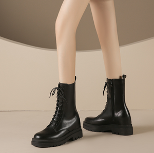 Women's Petite Inner Heel Short Boots TS140