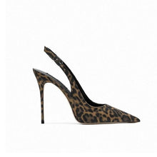 Women's Petite Leopard Slingback Shoes AW2658