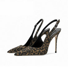 Women's Petite Leopard Slingback Shoes AW2658