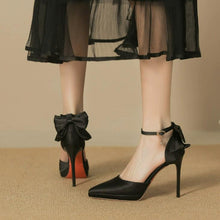 Women's Petite Platform Satin High Heels FS180