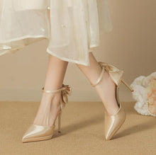 Women's Petite Platform Satin High Heels FS180