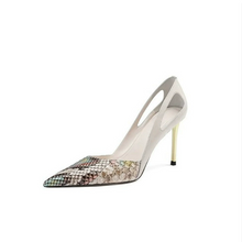 Women's Petite Printed Back Empty Pump Shoes FS79
