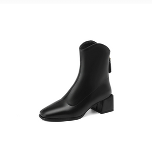 Women's Petite Size 2 Back Zipper Ankle Boots FS192