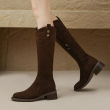 Women's Petite Size 3 Block Long Boots FS195
