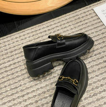 Women's Petite Size Block Loafers TS196