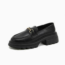 Women's Petite Size Block Loafers TS196