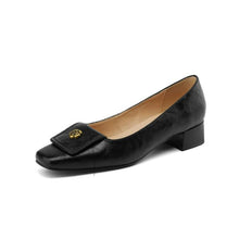 Women's Petite Size Block Low Heel Shoes AW2669