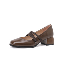 Women's Petite Size Block Pump Shoes FS204