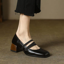 Women's Petite Size Block Pump Shoes FS204