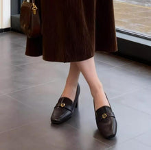 Women's Petite Size Chunky Loafer Shoes FS360