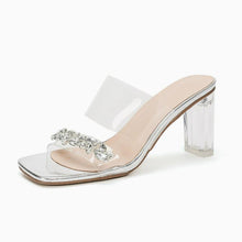 Women's Petite Size Clear Heel Sandals SS2631