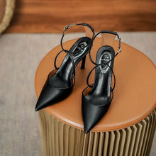 Women's Petite Size Cross Strap Heels AW2623