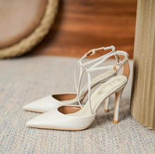 Women's Petite Size Cross Strap Heels AW2623