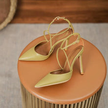 Women's Petite Size Cross Strap Heels AW2623