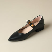 Women's Petite Size Flat Heels With Stud Strap MS399