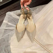Women's Petite Size Glitter Dress Heels AW2614