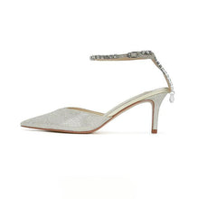 Women's Petite Size Glitter Dress Heels AW2614