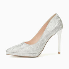 Women's Petite Size Glitter Platform Heels SS2757