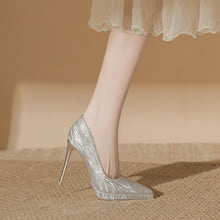 Women's Petite Size Glitter Platform Heels SS2757