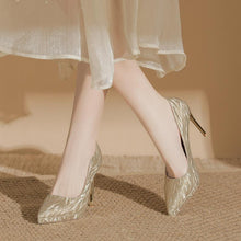 Women's Petite Size Glitter Platform Heels SS2757