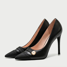Women's Petite Size Leather High Heel Shoes(3/6/8/10cm Heel) MS172