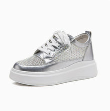 Women's Petite Size Lace Mesh Sneakers SS27126