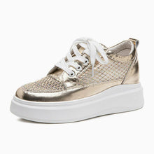Women's Petite Size Lace Mesh Sneakers SS27126