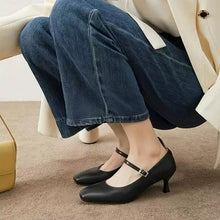 Women's Petite Size Mid Heel Mary Jane Shoes AW2694