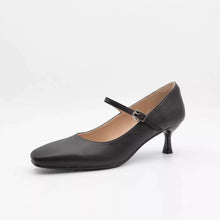 Women's Petite Size Mid Heel Mary Jane Shoes AW2694
