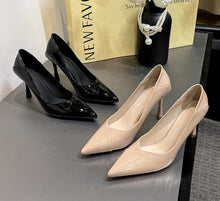 Women's Petite Size Patent Pump Shoes SS27105