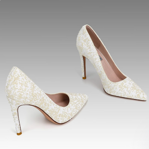 Women's Petite Size Pearl Pump Shoes FS22