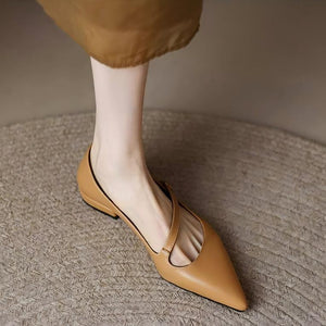 Women's Petite Size Pointed Flat Shoes FS98
