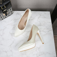 Women's Petite Size Silk Satin Platform Heels FS145