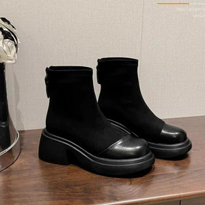 Women's Petite Size Thicksole Boots FS239