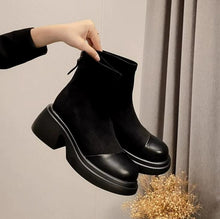 Women's Petite Size Thicksole Boots FS239