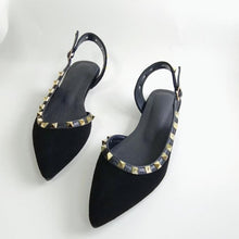 Women's Petite Slingback Flat Stud Sandals AW2653