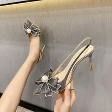 Women's Petite Slingback Glitter Dress Heels TS426