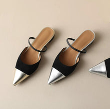 Women's Petite Slip On Sandals With Toe Cap AW2615