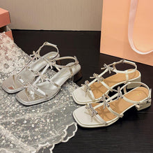Women's Petite Square Toe Strappy Sandals SS2792