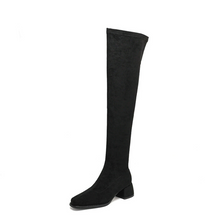 Women's Petite Stretch Knee High Boots FS207