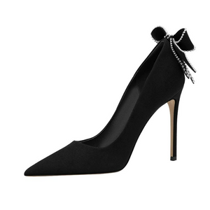 Women's Petite Suede High Heel Shoes FS315