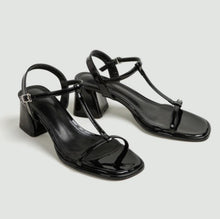 Women's Petite T Strap Block Heel Sandals SS27114