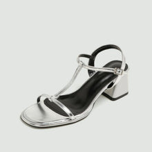 Women's Petite T Strap Block Heel Sandals SS27114