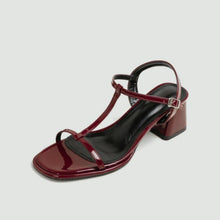 Women's Petite T Strap Block Heel Sandals SS27114