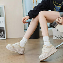 Women's Petite Thicksole Suede Sneakers FS266