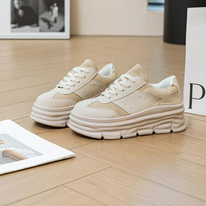Women's Petite Thicksole Suede Sneakers FS266